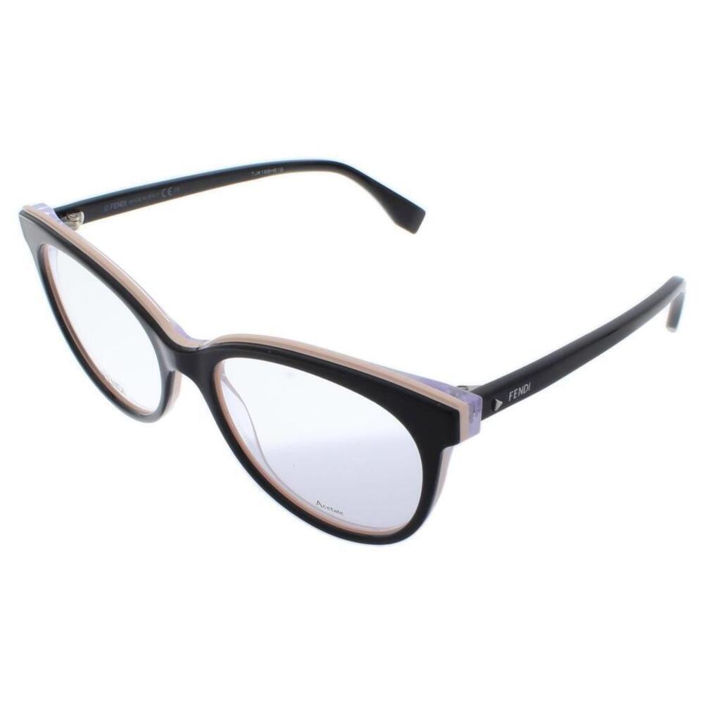 NWT Fendi FF0254 0807 Black Oval 53mm Eyeglasses - Picture 5 of 5